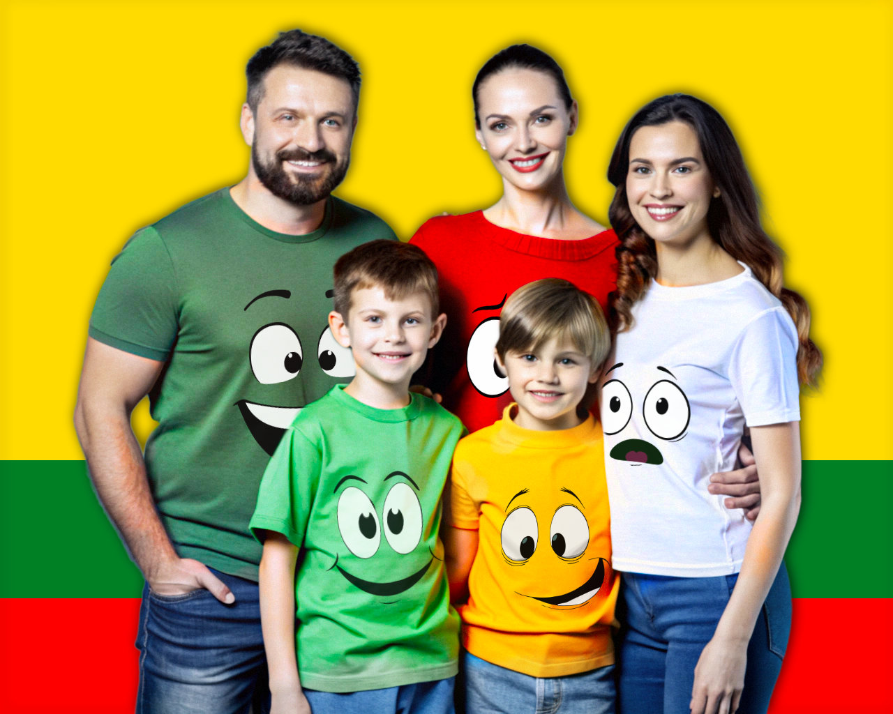Dětské body  s potiskem M veselá parta 5