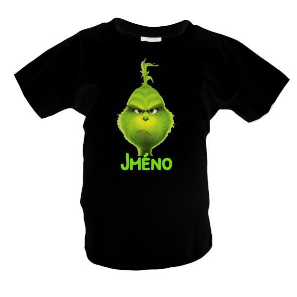 Tričko s potiskem Grinch - Jméno