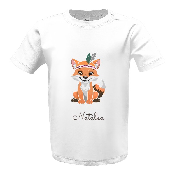 Tričko s potiskem Liška se jménem