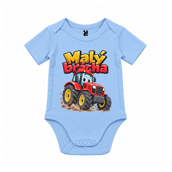 Dětské body Roly Honey s potiskem Malý brácha s traktorem