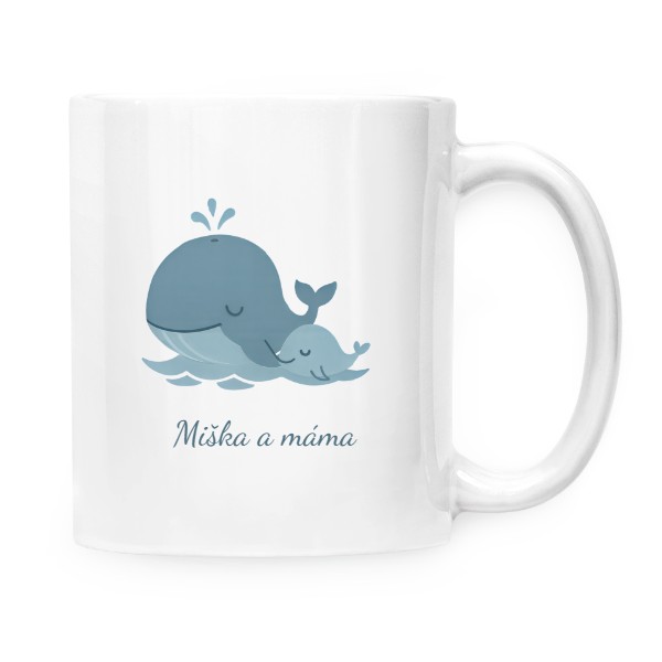 Párové hrnky VELRYBY menší