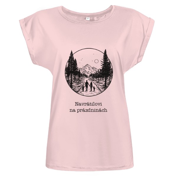 Tričko s potiskem Rodinný výlet s vlastním textem