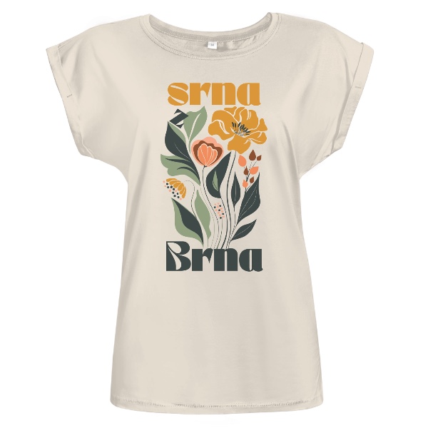 Tričko s potiskem Srna z Brna