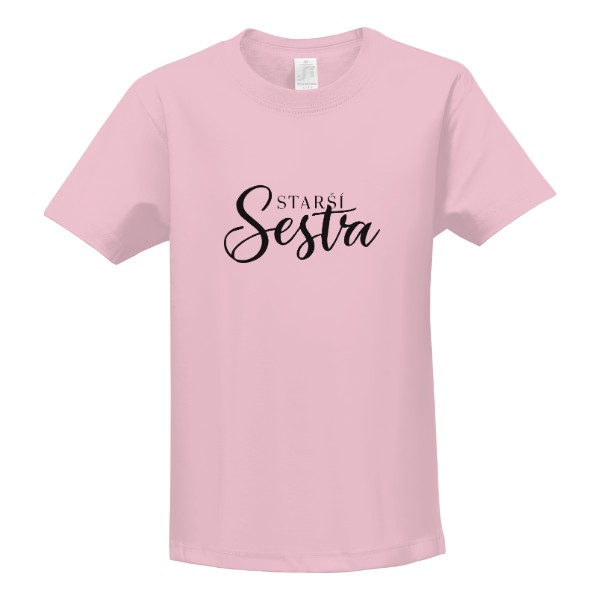 Tričko s potiskem Starší sestra