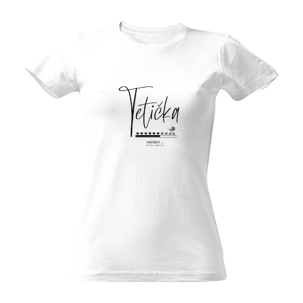 Tričko s potiskem Tetička - načítání