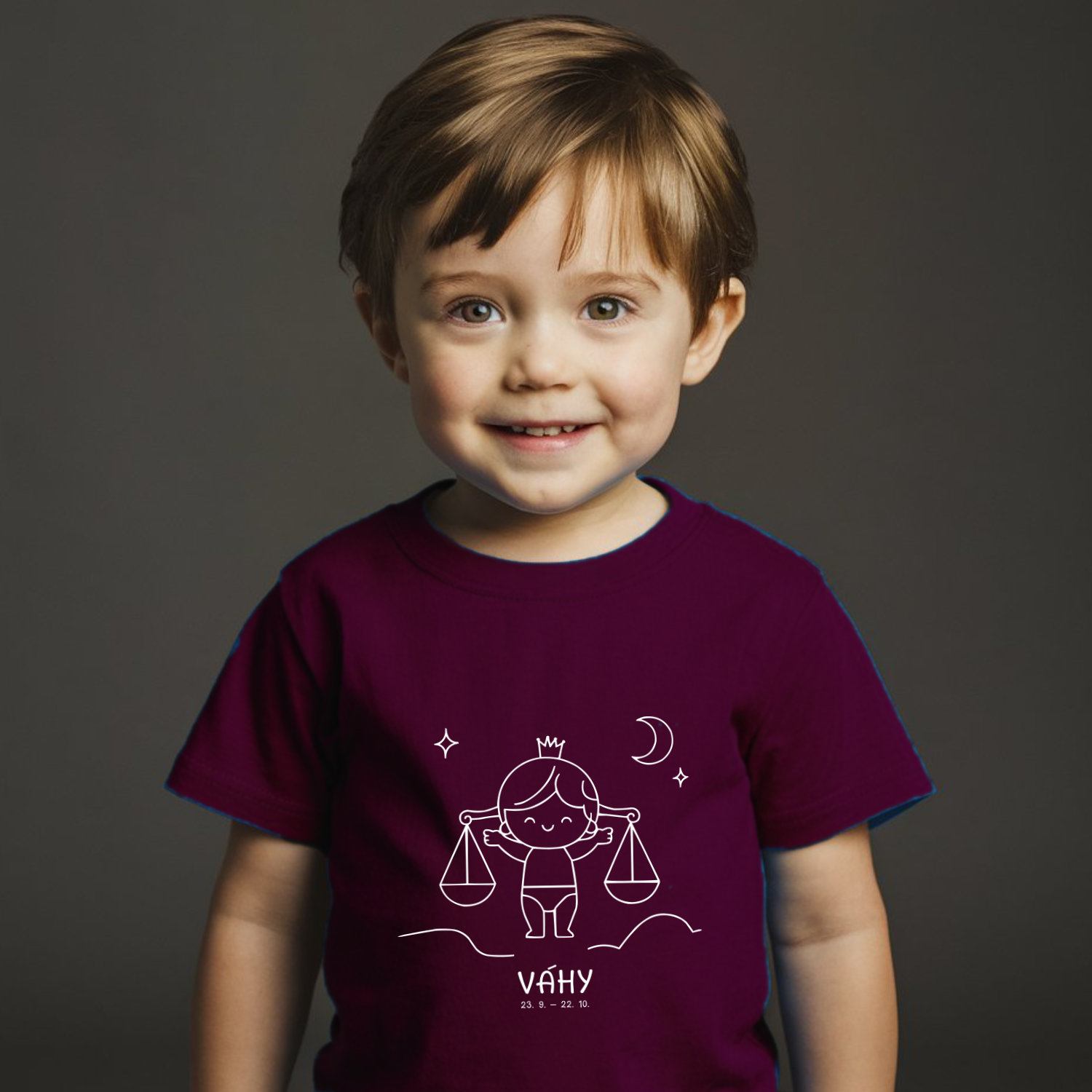 Váhy (23. září – 22. října) Dětská ilustrace