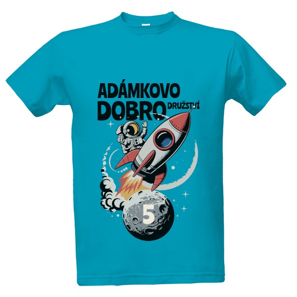 Tričko s potiskem Vesmírné dobrodružství SE JMÉNEM